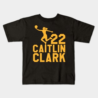 caitlin clark 22 Kids T-Shirt